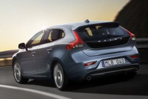 ด้านหลัง Volvo V40 2013