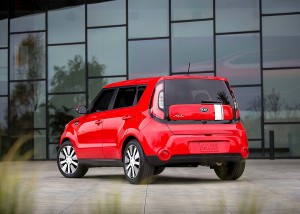 ด้านหลัง Kia Soul 2014