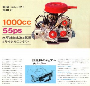 เครื่องยนต์ขนาด 1000 cc. ของ Subaru 1000