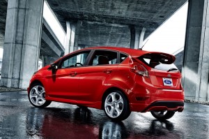 ด้านหลัง Ford Fiesta ST 2014