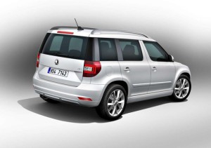 2014 Skoda Yeti ด้านหลัง