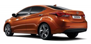 2014 Hyundai Elantra - ด้านหลัง