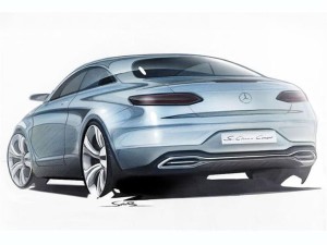 Mercedes-Benz S-Class Coupe Concept ด้านหลัง