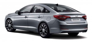 ด้านหลัง Hyundai Sonata 2015