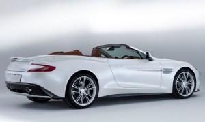 ด้านหลัง Aston Martin Vanquish Volante 2014