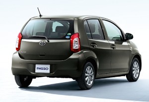 ด้านท้าย Toyota Passo 2015