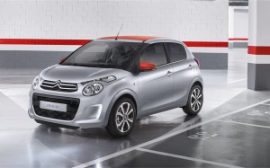 ด้านหน้า Citroen C1 2015