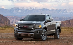 ด้านหน้า GMC Canyon 2015