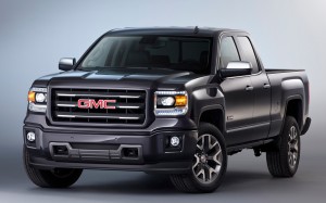 ด้านหน้า GMC Sierra 1500 Denali 2014