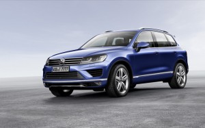 ด้านหน้า Volkswagen Touareg 2015