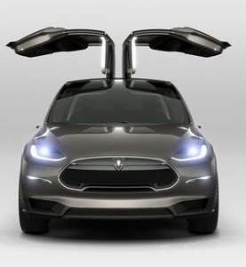 โฉมหน้าของ tesla model X 2015