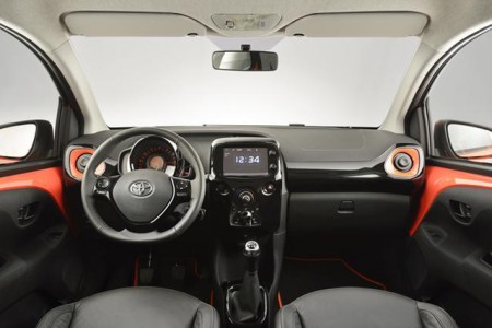 ภายใน Toyota Aygo X-Wave Convertible เปิดหลังคา