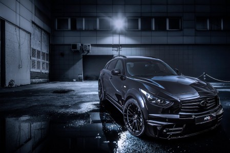 สเกิร์ตทางด้านข้าง Infiniti QX70 LR3