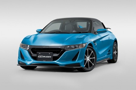 Honda S660 ตัวถังสีฟ้า