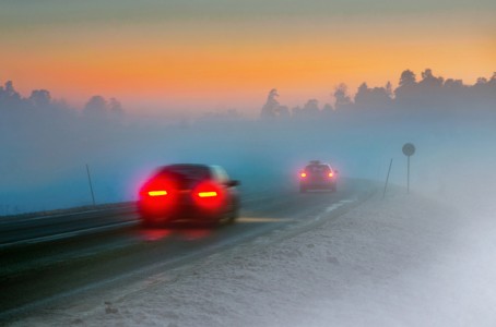 Winter traffic