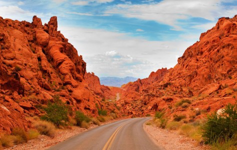 The Valley of Fire Road in Nevada