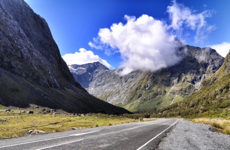 The Milford Road in New Zealand