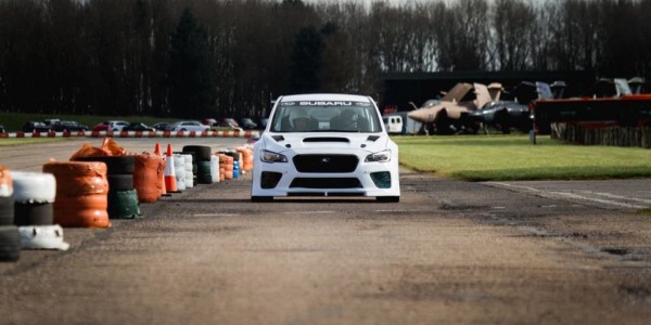 Subaru WRX STI with Isle of Man Record