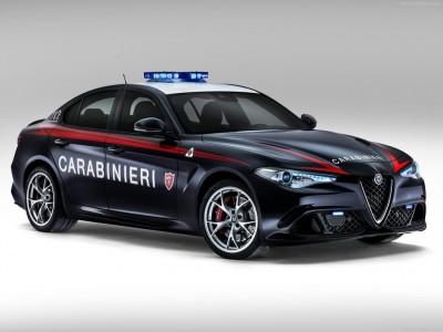 Police Car From Alfa Romeo Giulia