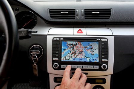 Gps in car