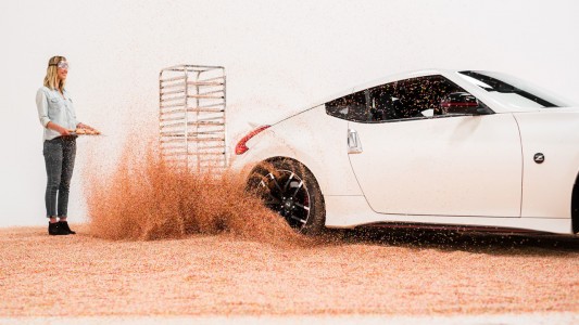 Nissan 370z Drift Donut