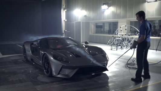 Ford GT During Wind Tunnel Testing