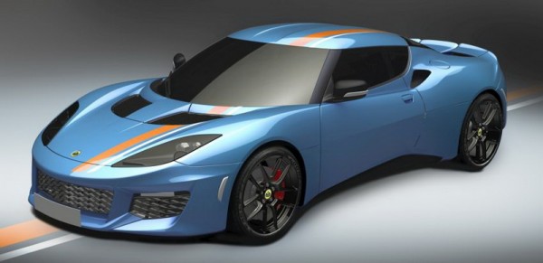 Lotus Evora 400 Blue and Orange Edition