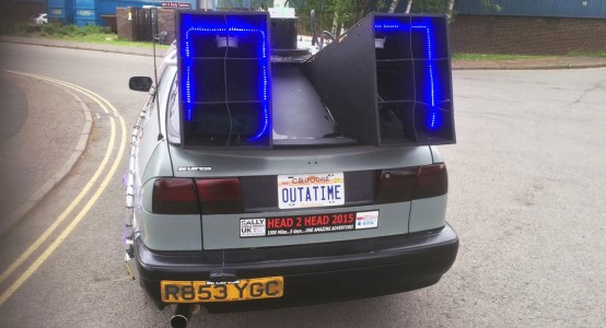 Saab 9-3 Replica ‘DeLorean’ in Back To The Future