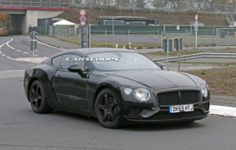 Bentley Continental GT & GTC 2018 Spy Shot