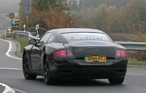 Bentley Continental GT & GTC 2018 Spy Shot