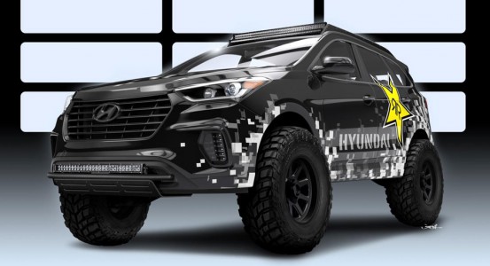 Hyundai & Rockstar Make Santa For SEMA