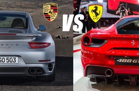  Supercar Sound Exhaust Battle: 911 Turbo S vs 488 GTB