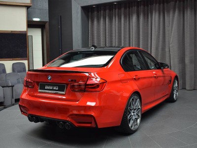 BMW M3 With Ferrari Red