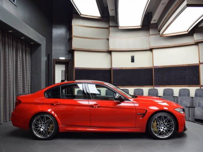 BMW M3 With Ferrari Red