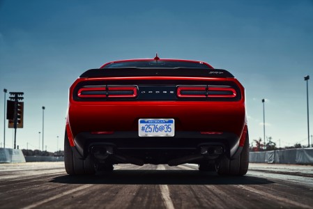 Doge Challenger SRT Demon Burn Drag Radials