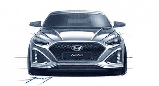 Sketches Hyundai Sonata 2018