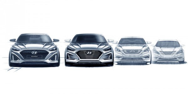 Sketches Hyundai Sonata 2018