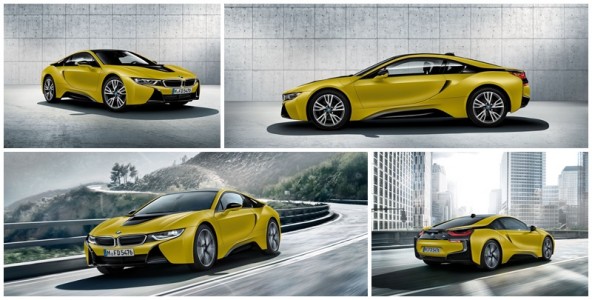 BMW i8 Frozen Yellow