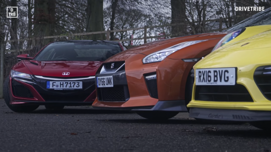 Test Drive Porsche 911 Turbo, Honda NSX And Nissan GT-R On Track