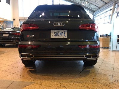 Audi SQ5 fake exhaust -1