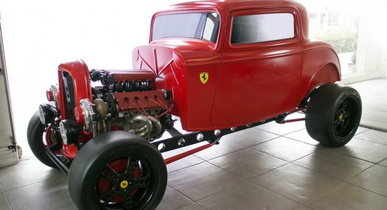 Ferrari Powered In 32 Ford Hot Rod