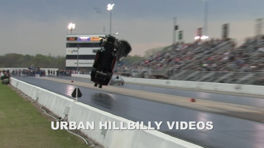 Vette Kisses Flying On Drag Track