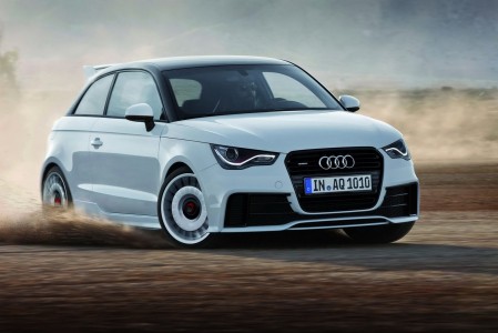 Audi A1 Quattro Burned down