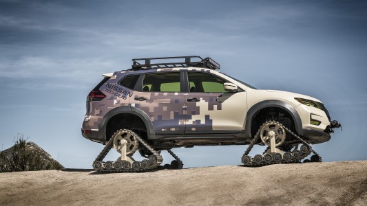 Nissan Straps A Set Of Tracks On Rogue