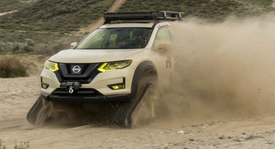 Nissan Straps A Set Of Tracks On Rogue