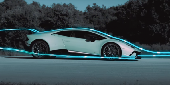 Lamborghini Huracan With Active Aerodynamics