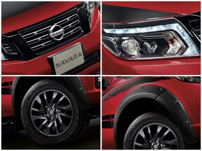 การออกแบบภายนอก Nissan Navara Black Edition 2017