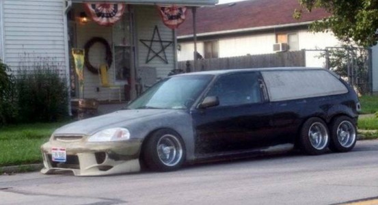 Honda Civic  Wagon Six Wheel