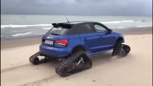 Audi S1 With Tracks