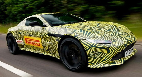 Teased Aston Martin Vantage 2019